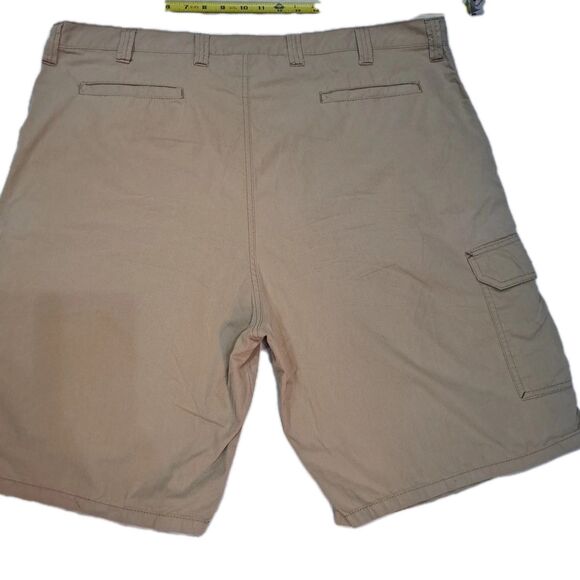 Wrangler Mens Tan Flat Front Chino Cargo Short Size 42 - Picture 9 of 16